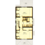 Raycroft 2BR Second Floor Plan (Option 1)